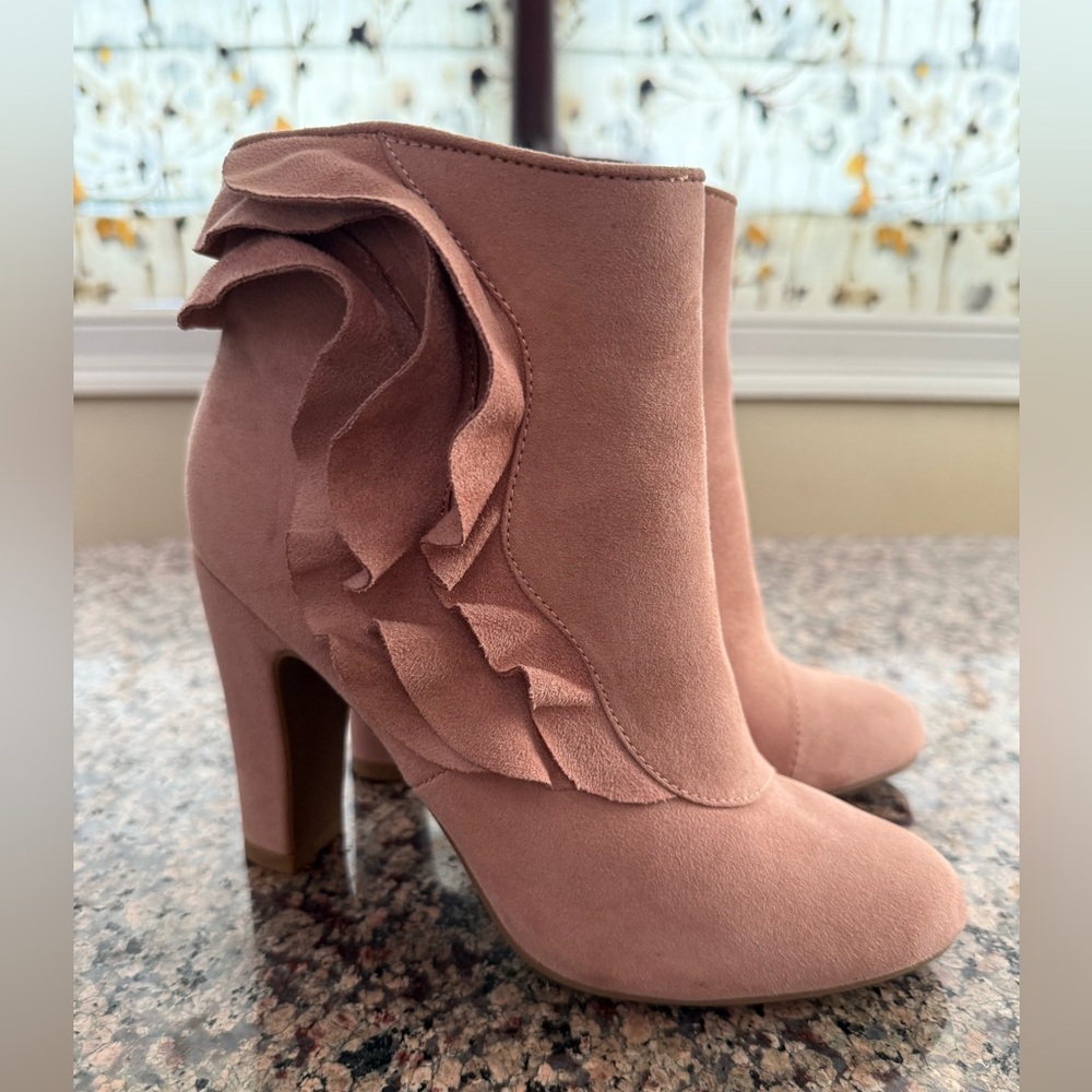 Fergalicious Blush Ankle Booties - Picture 3 of 7